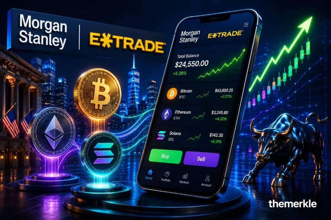 Morgan Stanley Adds Crypto Trading To E*Trade With Aiming Millions Of Retail Investors