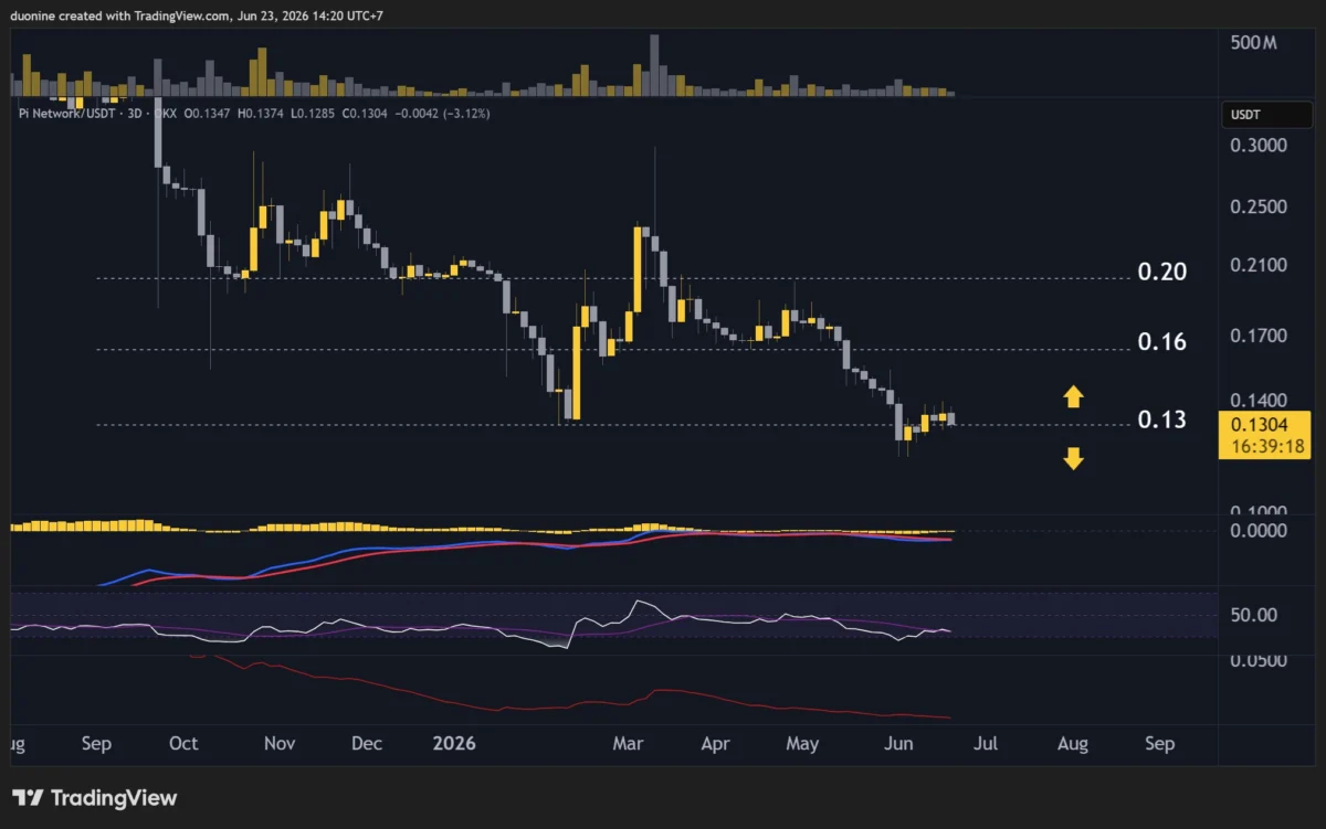 PI Network Faces Critical Juncture as Price Struggles to Defend Key Support Level