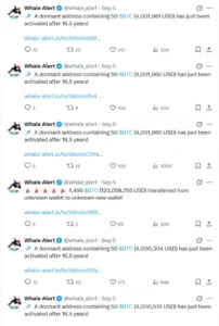 A Decade-Old Bitcoin Stash Worth Over $100 Million Awakens, Highlighting Enduring Power of Early Adopters